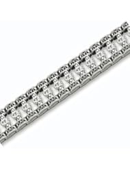 14k Solid Gold Diamond Tennis Bracelet (3.80 cts.tw.)