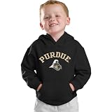 Purdue Boilermakers Kids 4-7 Black Tackle Twill Hooded Sweatshirt