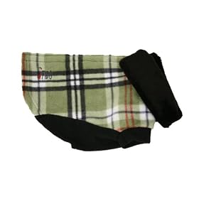 Fido Fleece Coat Preppy Puppy Plaid Size 12