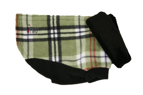 Fido Fleece Coat Preppy Puppy Plaid Size 20