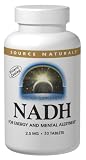Source Naturals Nadh Tablets, 2.5mg, 30-Count Boxes