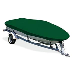 Taylor Made Products Trailerite Semi-Custom Boat Cover for V-Hull Fishing Boats with Inboard Outboard Motor by