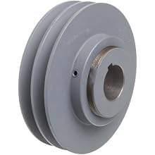 TB Woods 2VP62 1 3/8" Bore Adjustable Pitch Sheave With 2 Grooves
