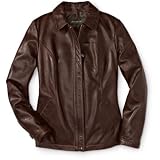 Zip Front Leather Jacket