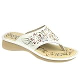 Fly Flot Christy - White Size 6 UK