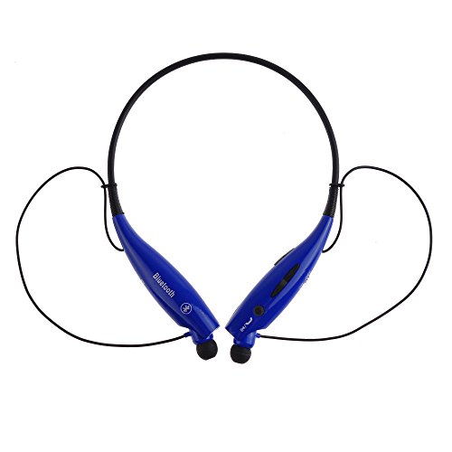Mrzproline® Universal Hv800 Wireless Bluetooth Neckband Headset Stereo Ad2p Earphone Headphone for Cellphone Lg,iphone,samsung,htc (Dark Blue)