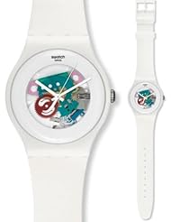 Swatch White Lacquered Ladies SUOW100