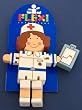 Wooden Nurse Flexi Character by The Toy Workshop