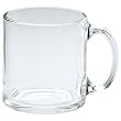 Almost Unbreakable - Ultra High-Strength 13 oz. Glass Coffee Mug (Set of 4) Gauranteed against thermal fracture. (See Prod. Descript.)