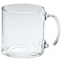 Almost Unbreakable - Ultra High-Strength 13 oz. Glass Coffee Mug (Set of 4) Gauranteed against thermal fracture. (See Prod. Descript.)