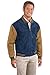 Sueded Leather Letterman Jacket