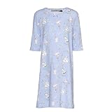Their Nibs Pale Blue Swan Ballet Print Nightie
