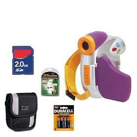 Sakar Digital Concepts Crayola Digital Camcorder Purple With Crayola Bundle