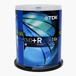 DVD+R 16x 100 pk spindle