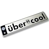 Genuine OEM Volkswagen Uber Cool Euro License Plate by Volkswagen
