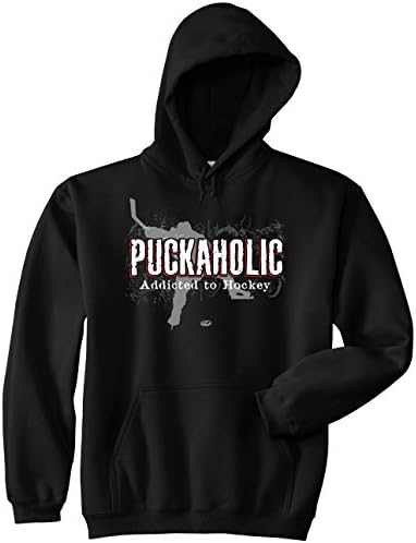 Hockey Hooded Sweatshirt: Puckaholic