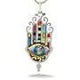 Large, Elegant Hamsa Necklace to Protect from the Evil Eye from the Artazia Collection #169 JN MN