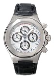 Girard-Perregaux Laureato Men's Watch Automatic Perpetual Calendar 18K White Gold White Dial on Black Leather Strap 90190-53-131-BB6D