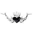 Tribal Regal Winged Heart Back Belly Chain