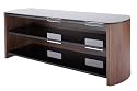 Walnut Real Wood Veneer TV Stand for screens up to 60 inch