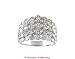 ROBERTO COIN DIAMOND RING 5 ROWS 2.72 CTW BRAND NEW 100% AUTHENTIC GUARANTEE!! Image
