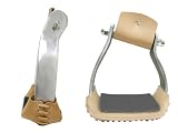 3 Slanted Aluminum Barrel Racing Stirrups