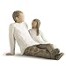 Willow Tree Father and Daughter, sculpted hand-painted figure