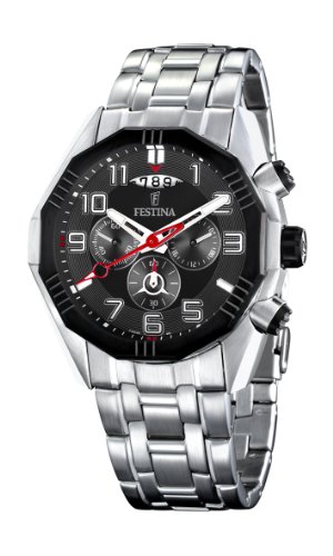 Festina Herren-Armbanduhr Edelstahl Silber F16383/6 Preisvergleich