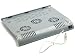 MY-Link 3 Fan Aluminum USB Laptop Notebook Cooler Pad - Black