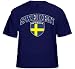 International Soccer Shirts - Sweden Crest T-Shirt (Mens) #1022
