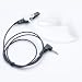 Acoustic Ear Tube Earphone with 3.5mm Plug (Receiving Only) for Speaker Mic