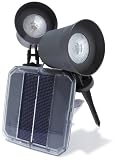 Strathwood Solar Garden Path Spot Lights, Black, Set of 2