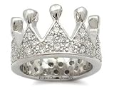 Treat Me Like A Queen Pave CZ Ring