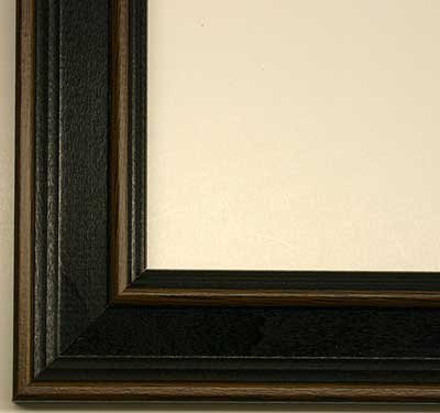 Country Black Picture Frame - Solid Wood-New, 12x18