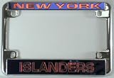 New York Islanders NHL Chrome Motorcycle RV License Plate Frame