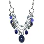 Moonlit Oasis Triple Strand Charm Necklace
