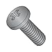2-56 x 1/4" Machine Screws/Phillips/Pan Head/Steel/Black Zinc (Carton: 10,000 pcs)