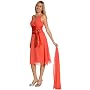 Satin Ribbon Bow Cocktail Party Dress
