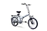 EWheels - Electric Folding Bicycle - EW-450 - Silver