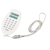 SMARTEK(スマーテック) 8桁表示 カレンシーコンパーター電卓(ハンディタイプ) 通貨換算機能付き ホワイト MA-217-WH