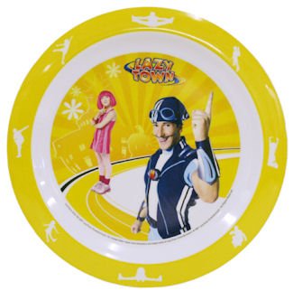 Official LazyTown Classic Melamine Wide Rimmed Plate