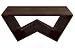 Umbra Mimosa Coffee Table with Built-In Storage, Espresso Finish