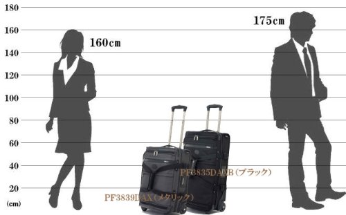 Cover image : パスファインダー レボリューションXT DAXローリングダッフル 20インチ ブラック PF3839DAX