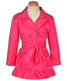 Pink Platinum "Piccadilly Posh" Raincoat (Sizes 4 - 6X) - fuschia, 4