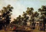 12X16 inch Canal Giovanni Antonio The Grand Walk vauxhall Gardens