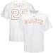 MLB Majestic San Francisco Giants #28 Buster Posey White-On-White Player T-shirt (Large)