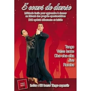 Amazon.fr Coffret 5 DVD de cours de danse et CD bonus Tango, valse