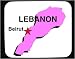 Decorated Mouse Pad with map, vector, lebanon