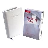 KJV Wedding Bible KJ13W white French Morocco leather