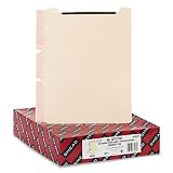 Smead Self-Adhesive Divider with Fastener, Letter, Sideflap, 100 per Box (68027)